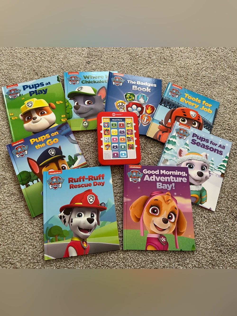 Nickelodeon Paw Patrol Me Reader Electronic Reader + 8 Sound Book Library